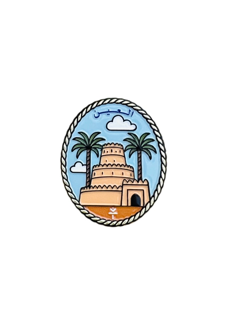 SEDRA | Premium Elegant Heritage Al Ain Magnetic Badge - Image 1